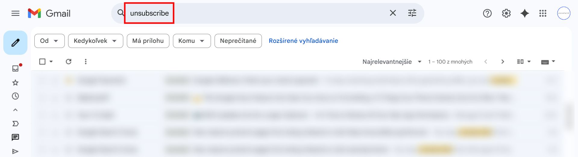 odhlasenie z newsletterov